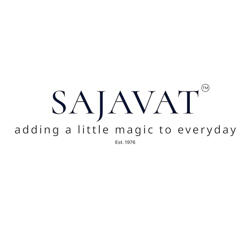 SAJAVAT HOME logo with tagline 'adding a little magic to everyday' and 'Est. 1976'.