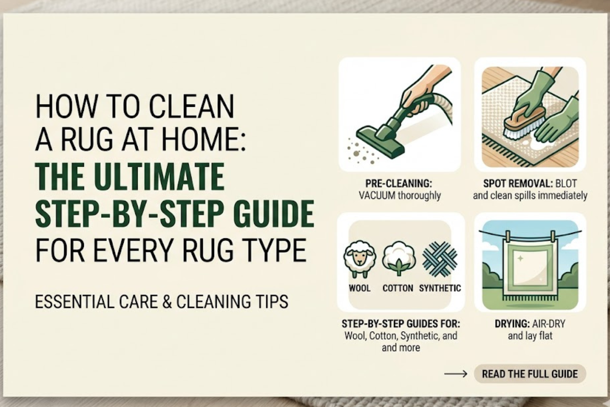 How to Clean a Rug at Home: Easy and Effective Methods – SAJAVAT HOME