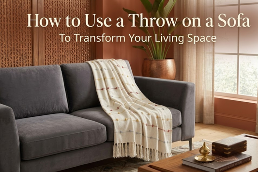 How to Use a Throw on a Sofa