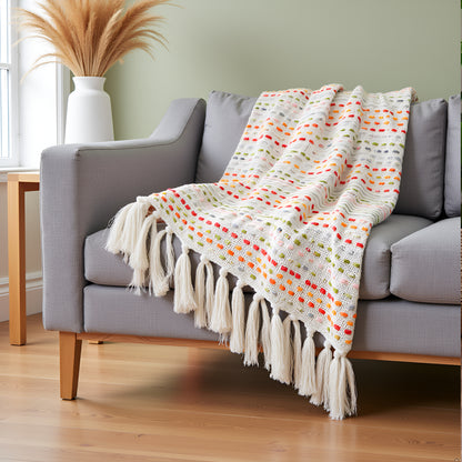 Pure Cotton Parchment Multi Throw