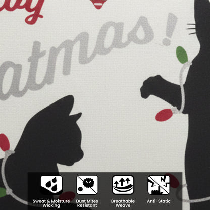 Printed White Cushion Cover 16"x16"