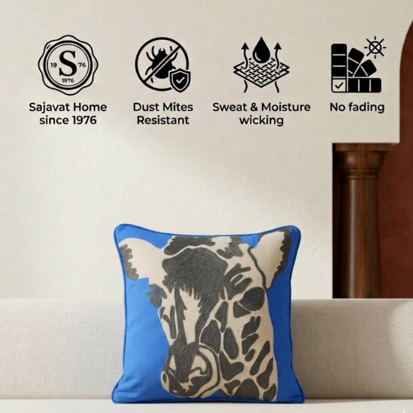 Giraffe Animal Print Cushion Cover