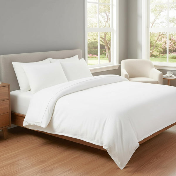 White Cotton Bedsheet