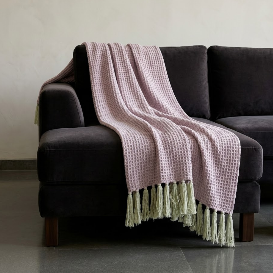 Baby Pink All-Season Throw