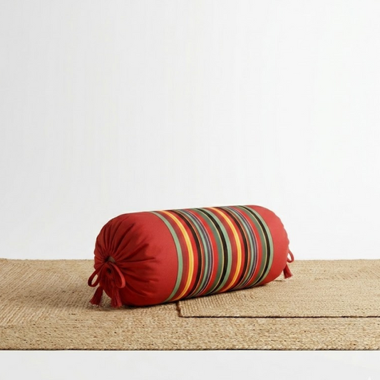 Red Multi Bolster Cover