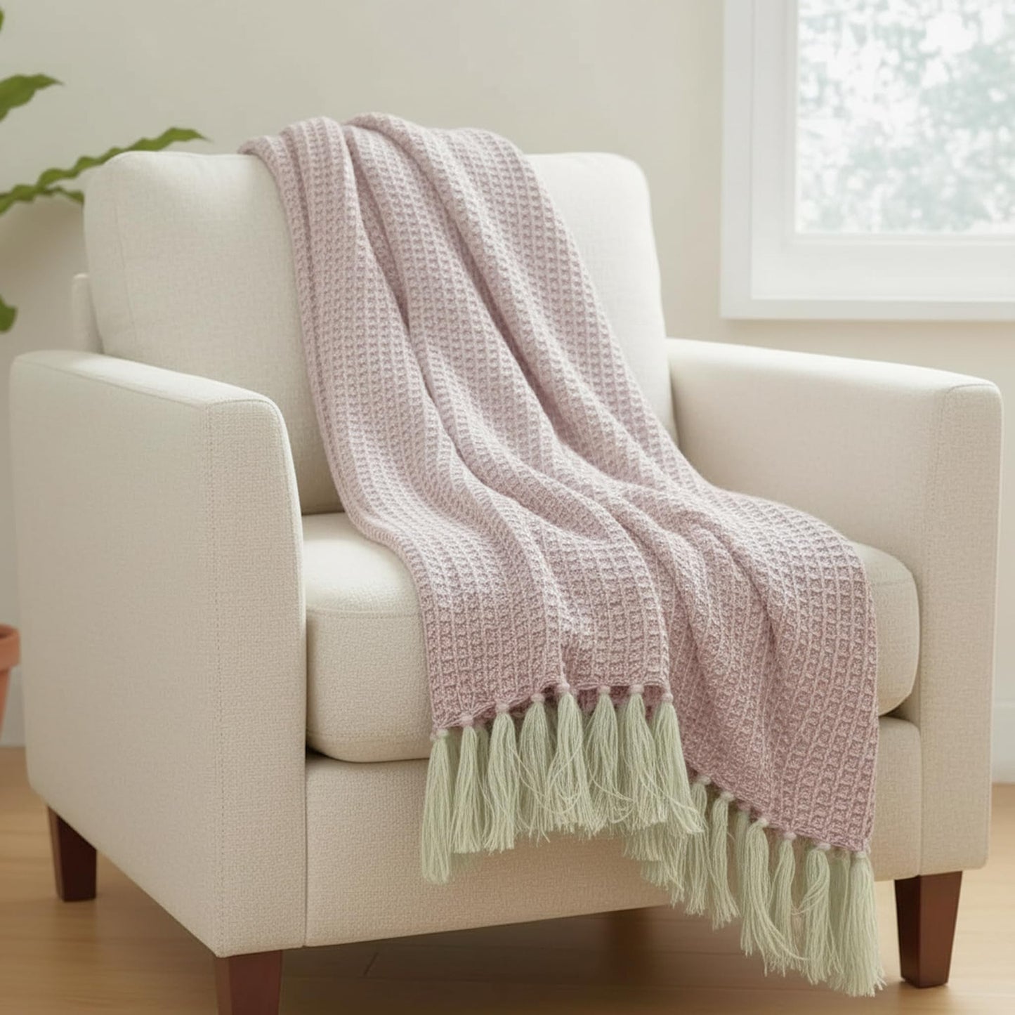 Baby Pink All-Season Throw