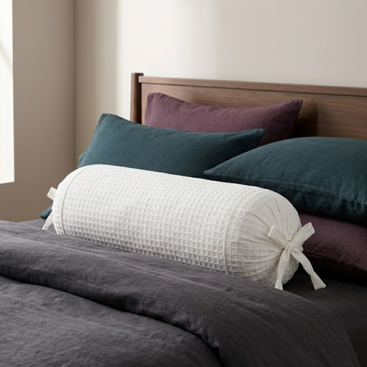 White Bolster Cover