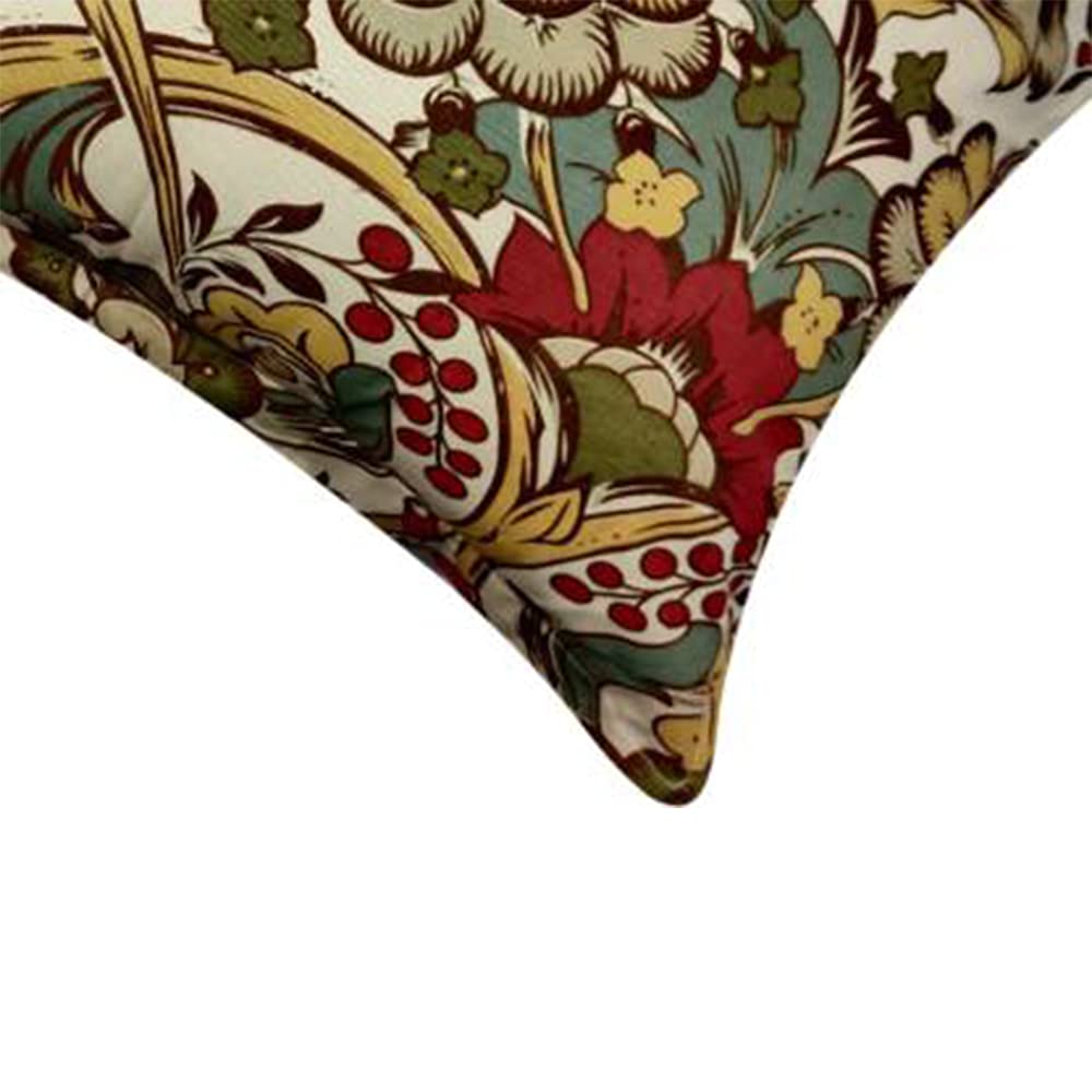 multicolor floral patterned cushion cover 