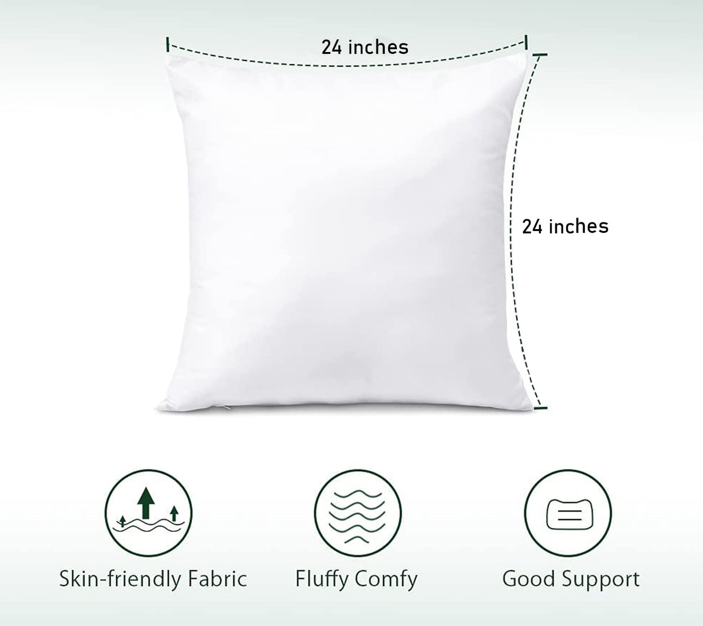 Cushion Filler 24x24 Inches - Pack of 2