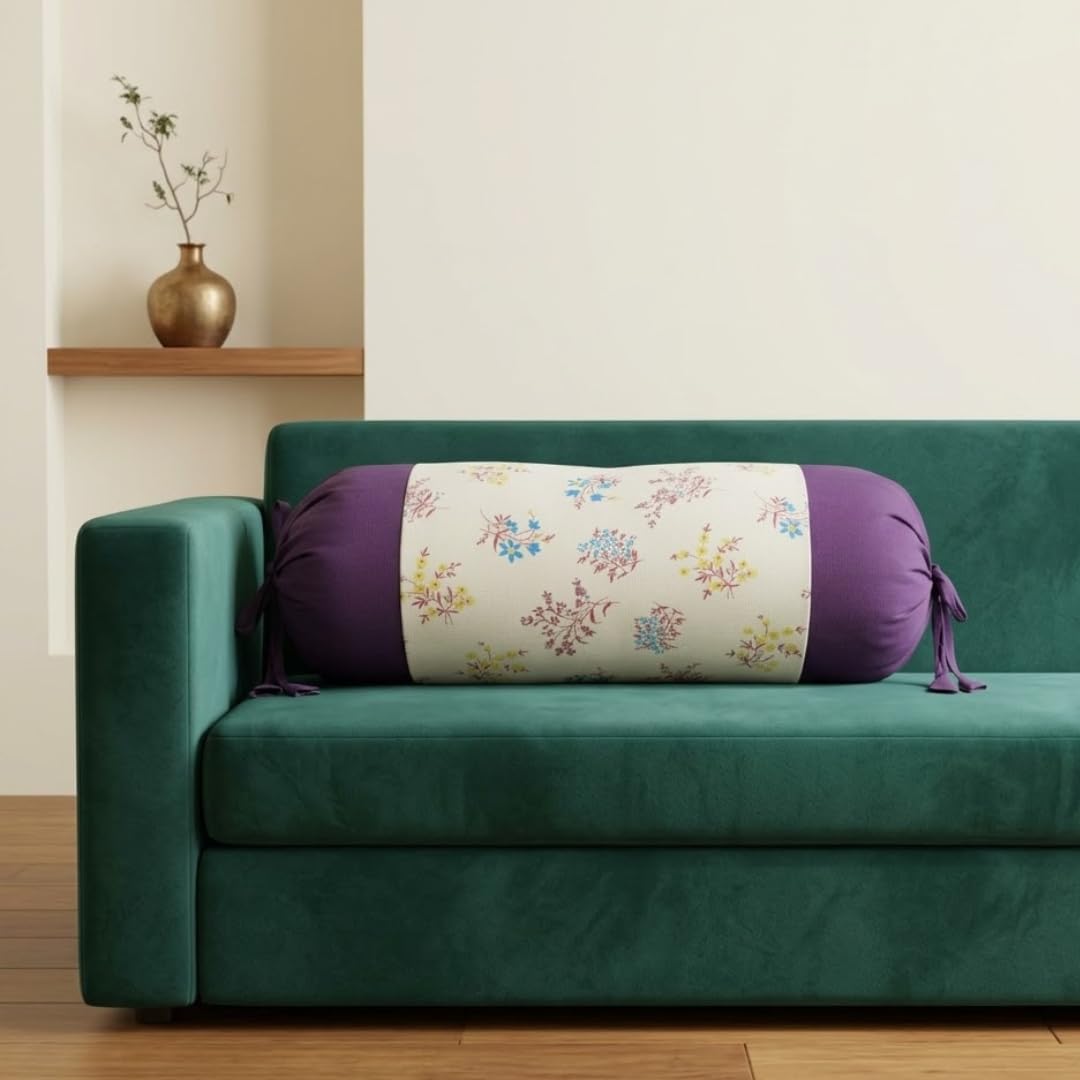 Red Multi Bolster Cover