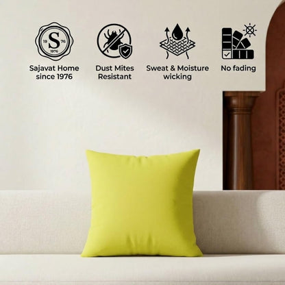Yellow Cushion Cover Set of 2