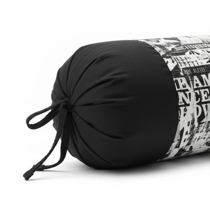 Black Printed Bolster Cover