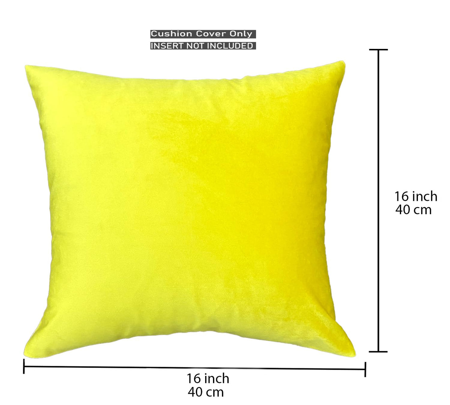 Yellow Cushion Cover Set of 2