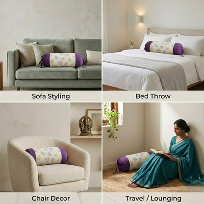 Red Multi Bolster Cover