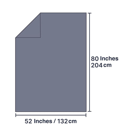 Hand-Knitted All Season Tufted Throw Blanket – Cotton | White & Orange | 80x52 Inches