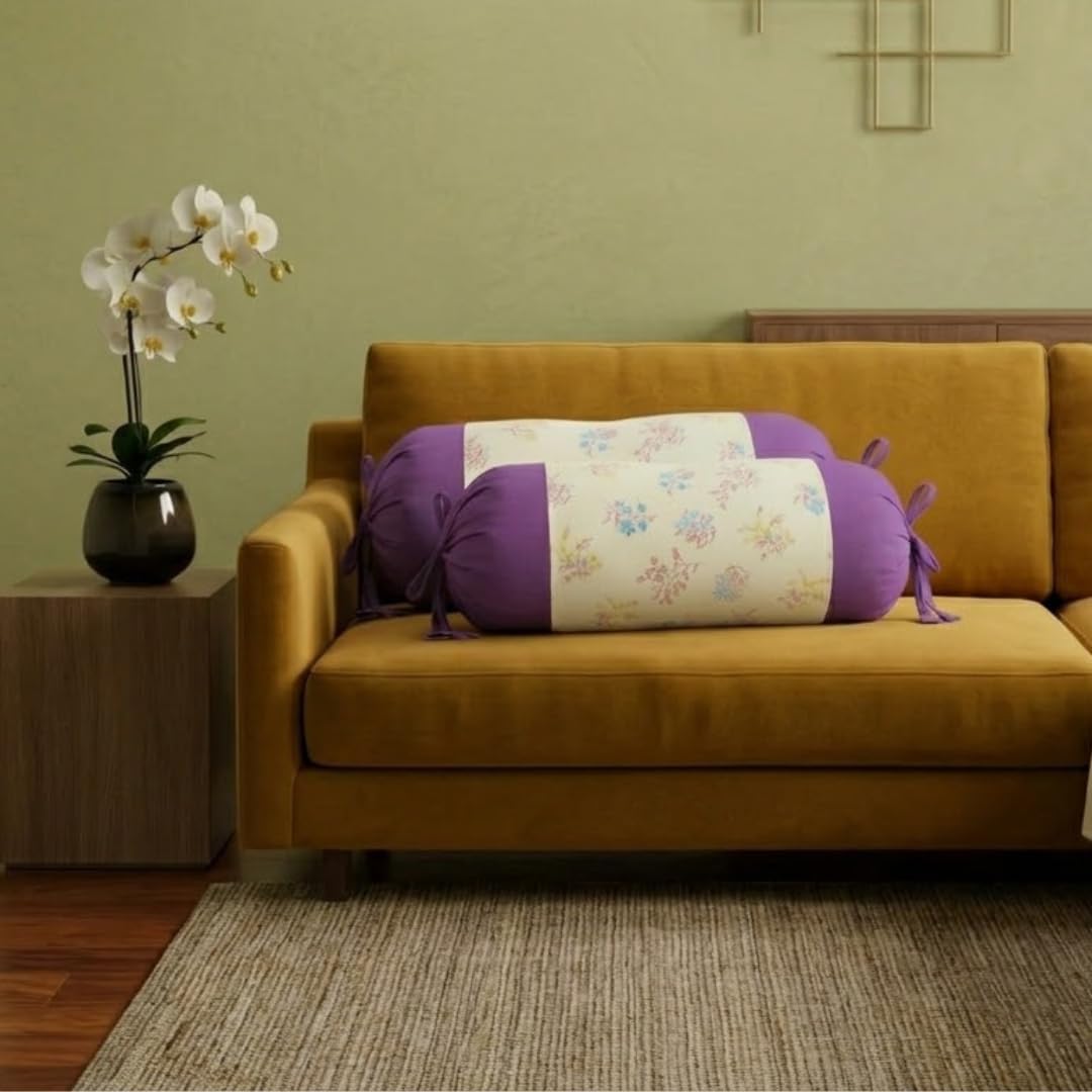 Red Multi Bolster Cover