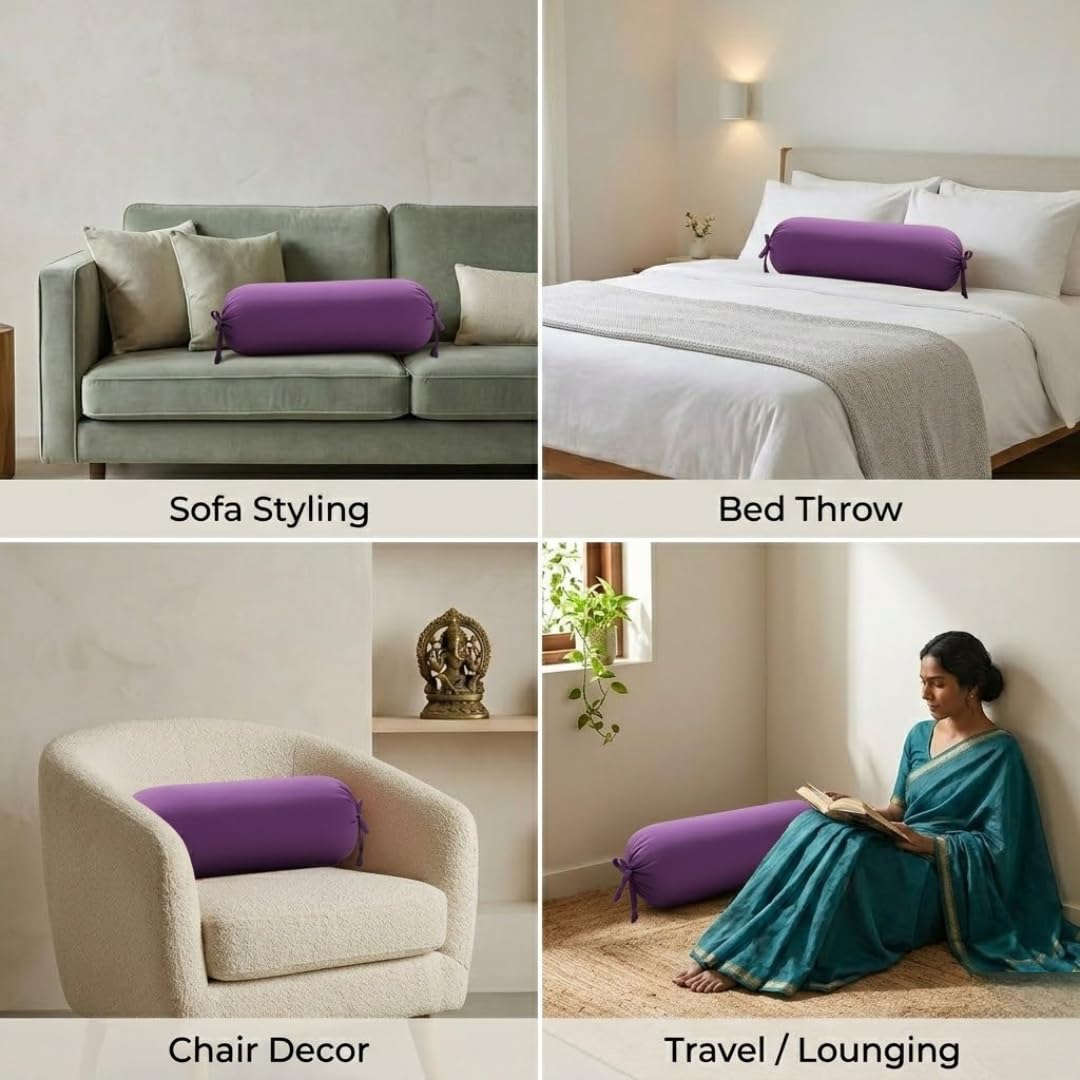 Red Multi Bolster Cover