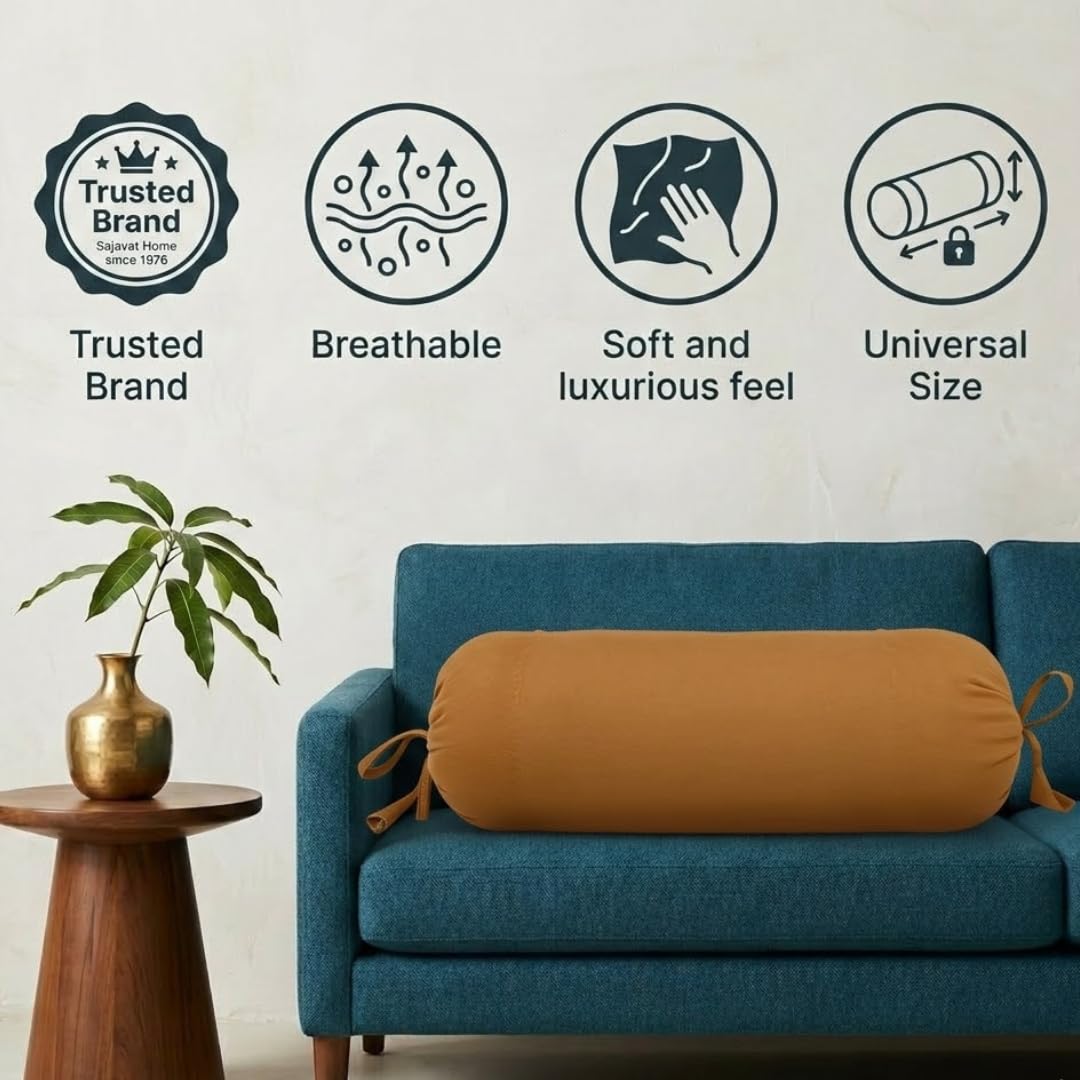 Red Multi Bolster Cover