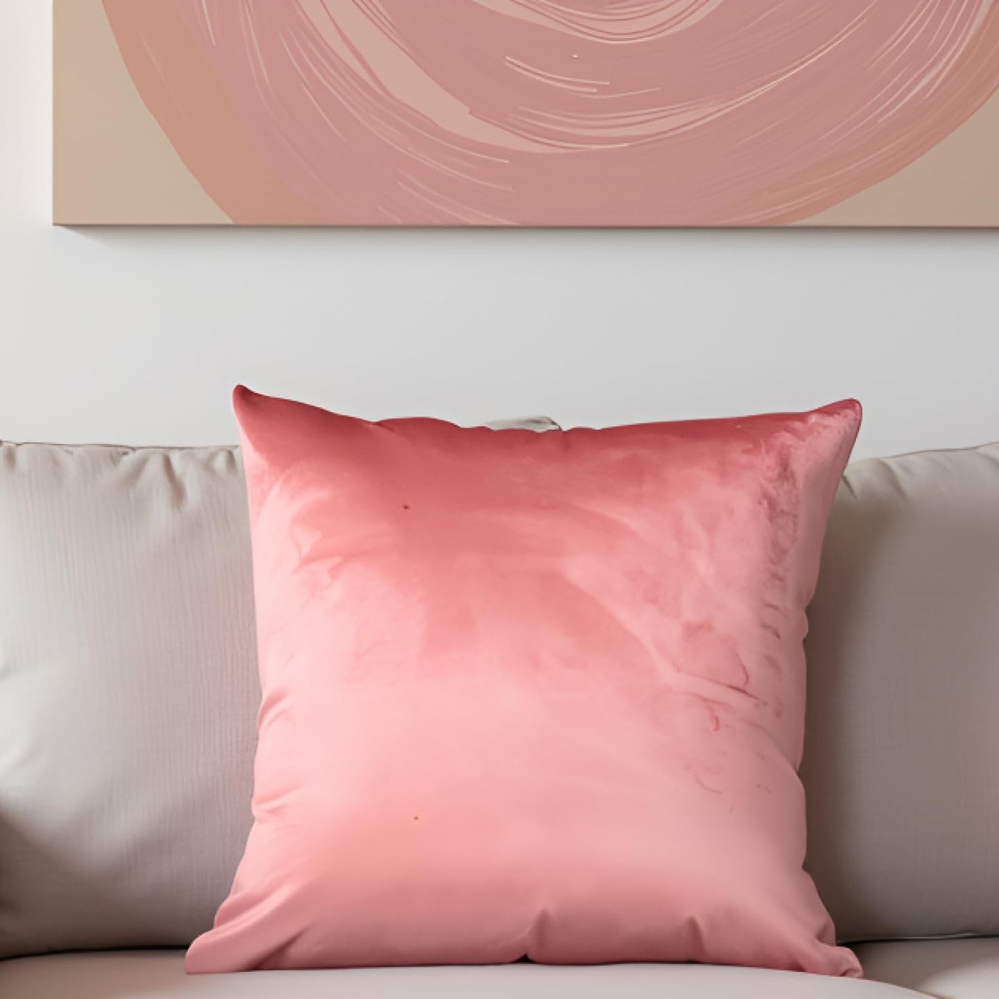 Light Pink Cushion Cover 18"x18"