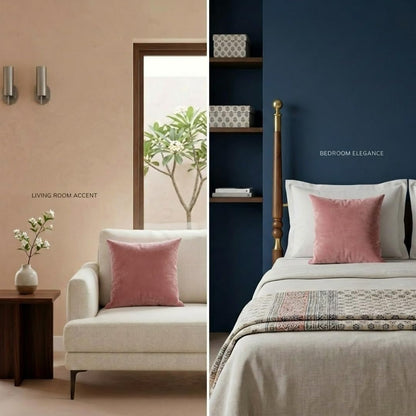 Light Pink Cushion Cover Set of 2