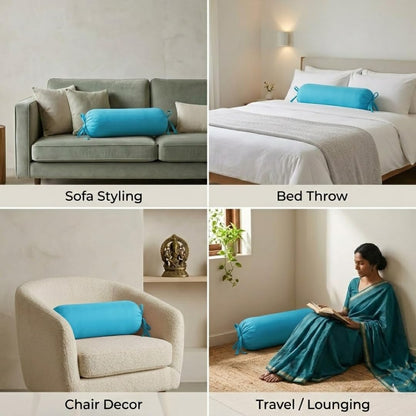 Red Multi Bolster Cover