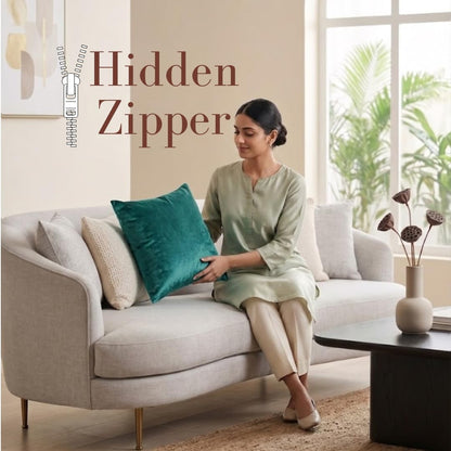 Green Cushion Cover Set of 2