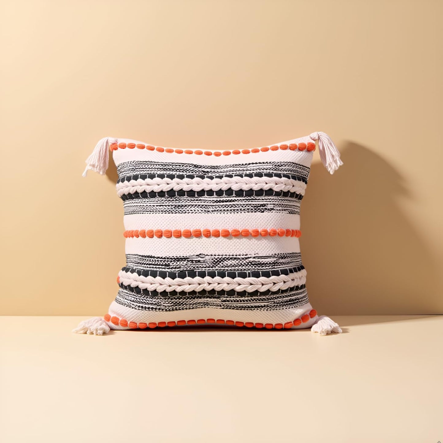 Flaming Orange Cushion Cover