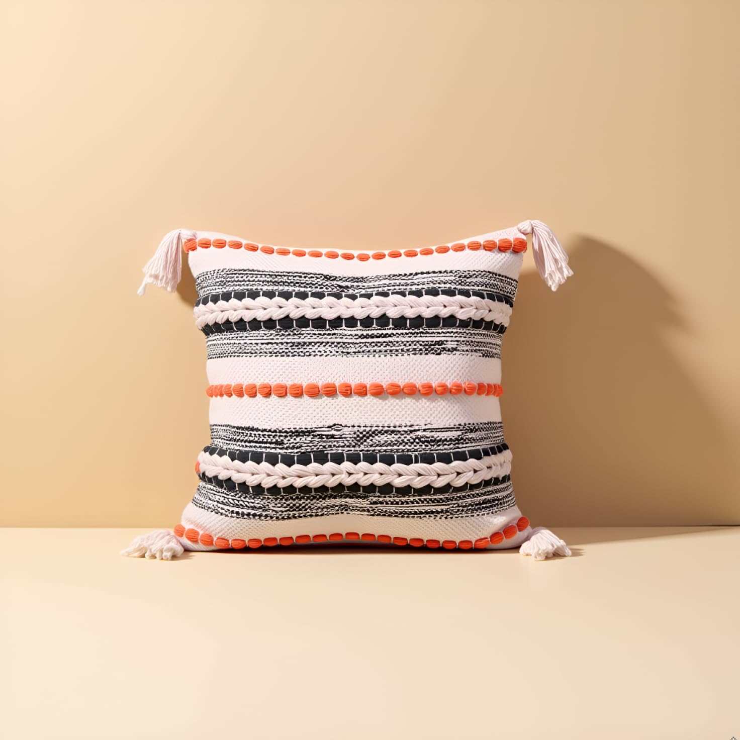 Flaming Orange Cushion Cover