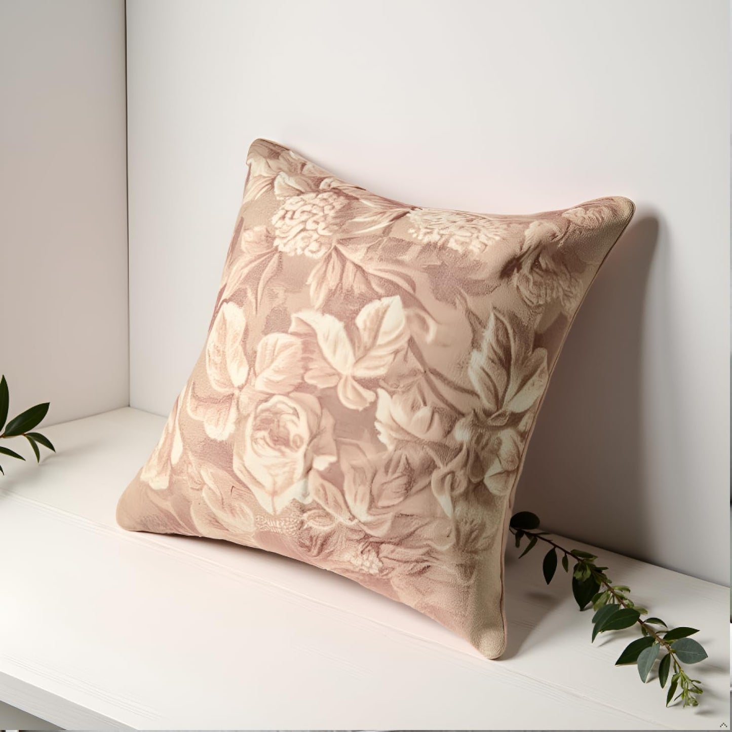 Salmon Pink Cushion Cover 22"x22"