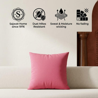Dark Pink Cushion Cover Set of 2