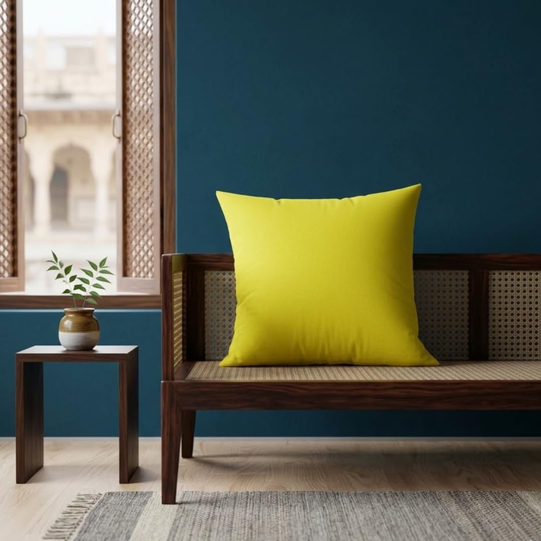 Yellow Cushion Cover Set of 2