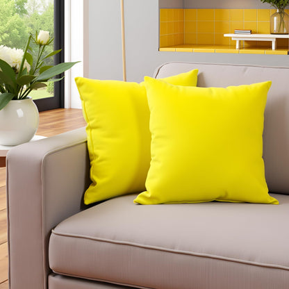 Yellow Cushion Cover 18"x18"