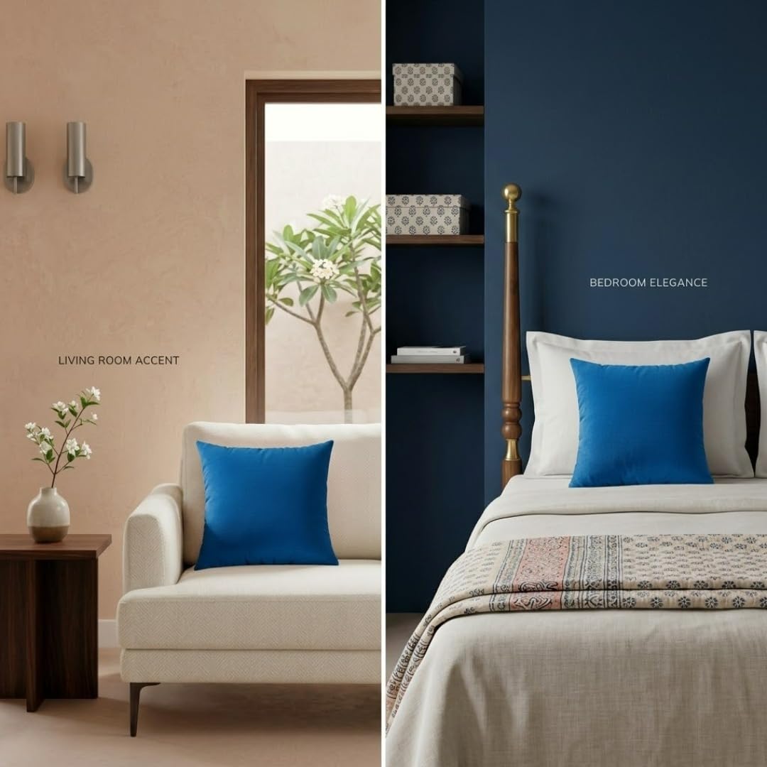 Royal Blue Cushion Cover Set of 2