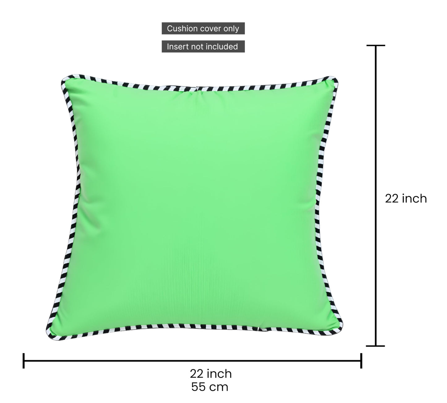 Green Cushion Cover 22"x22"