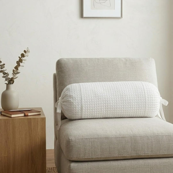 White Bolster Cover