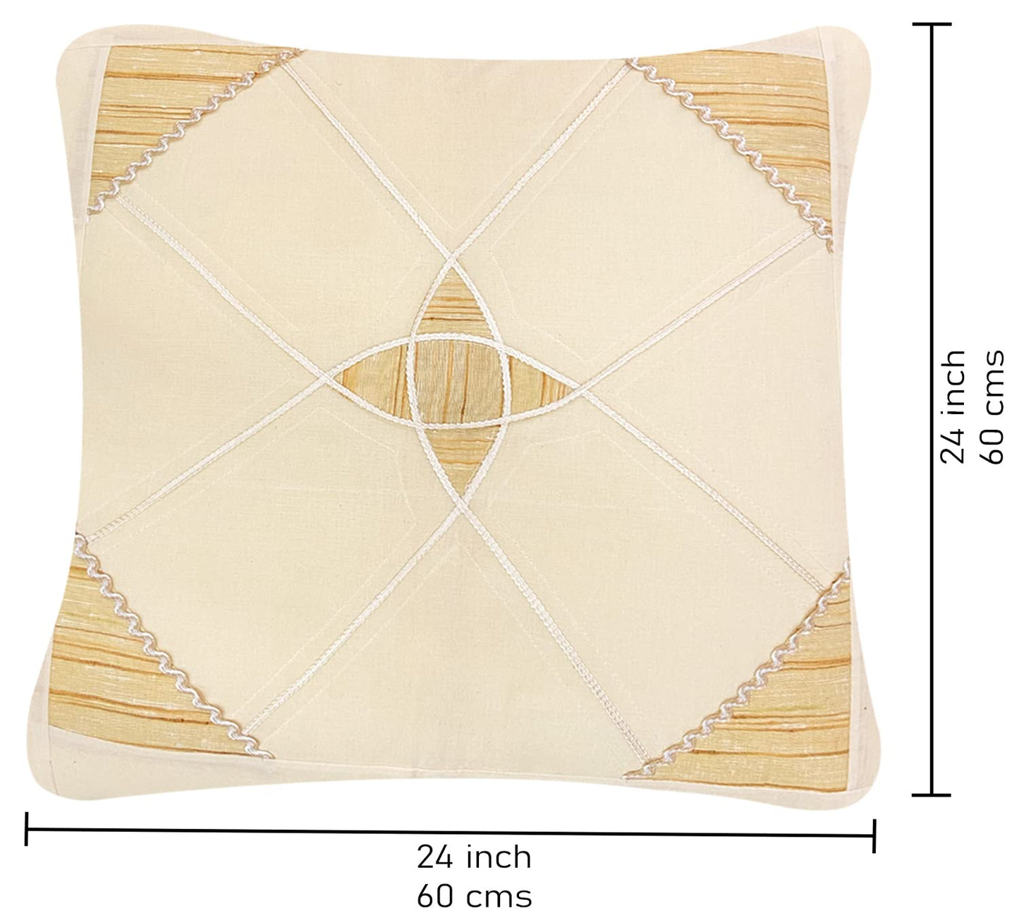 Cream Cushion Cover 24"x24"