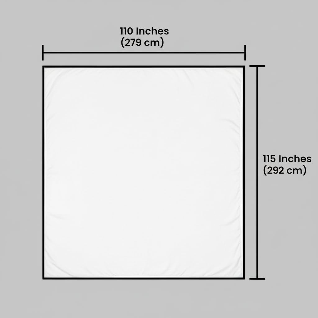 White Cotton Bedsheet