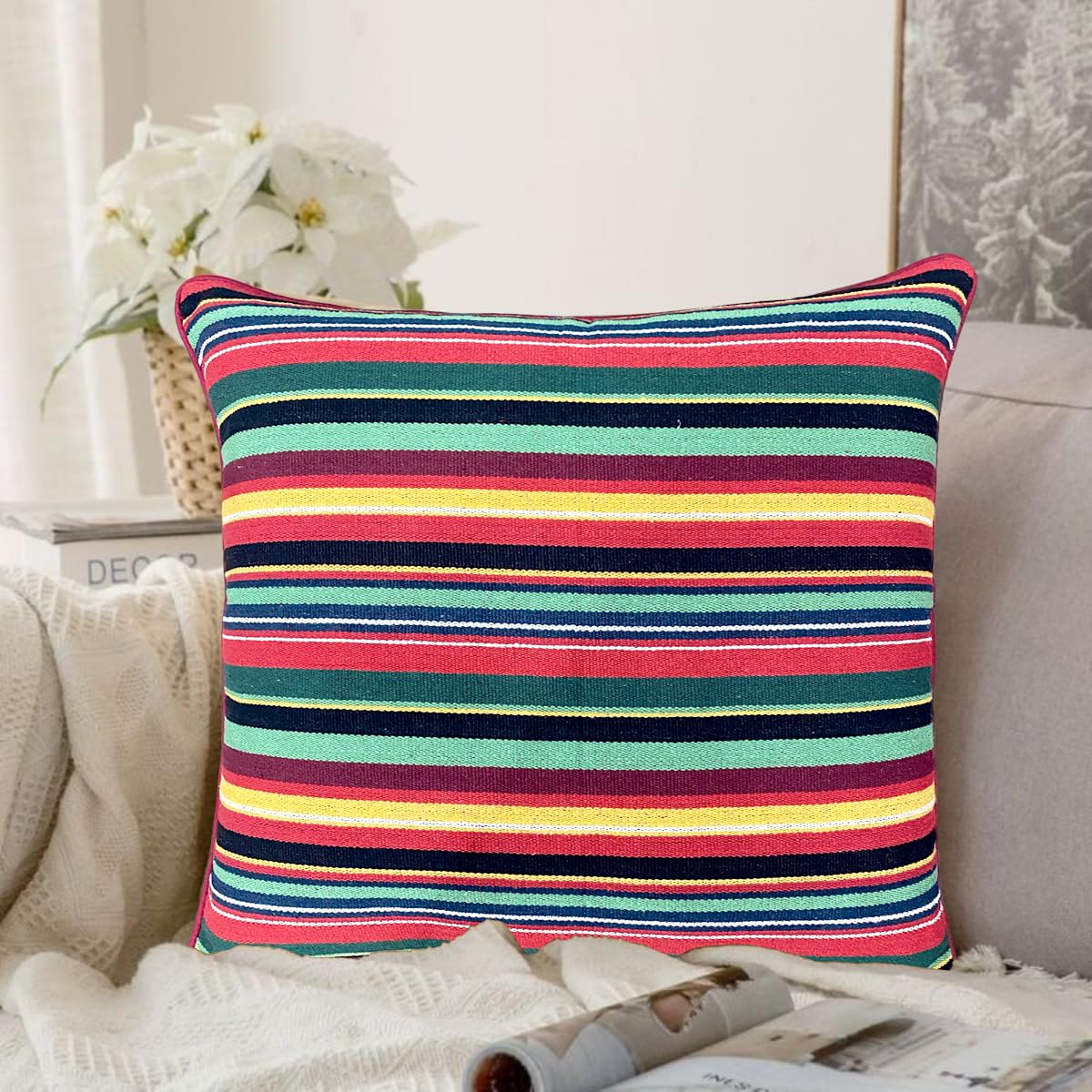 Ruby Red Cushion Cover 24"x24"