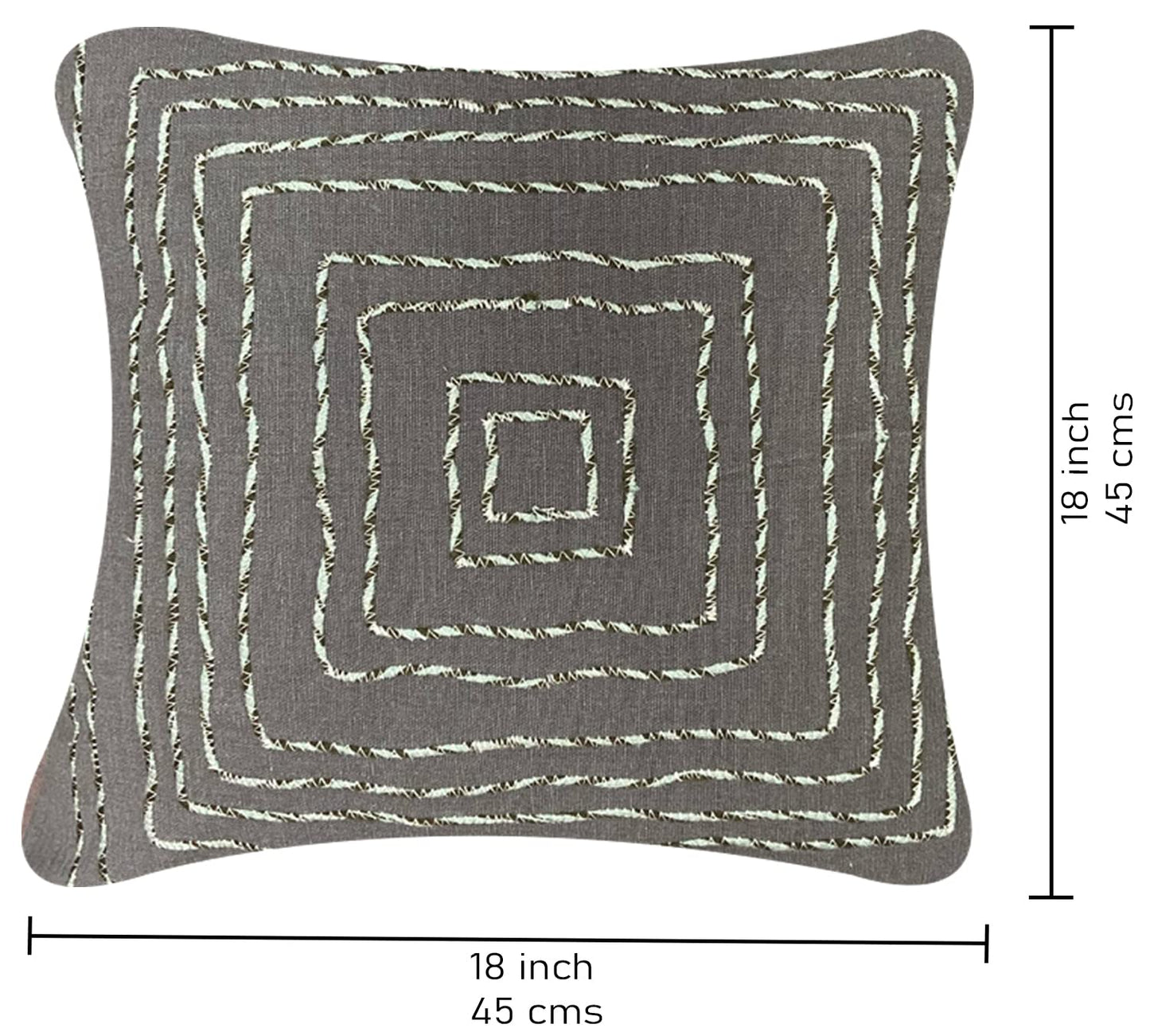 Brown Cushion Cover 18"x18"