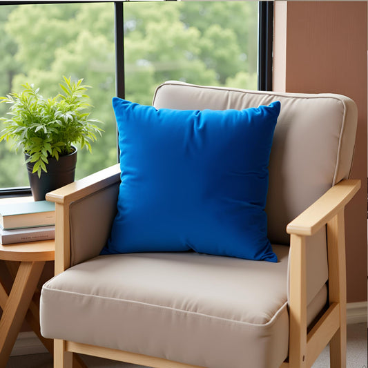 Blue Velvet Cushion Cover 18"x18"