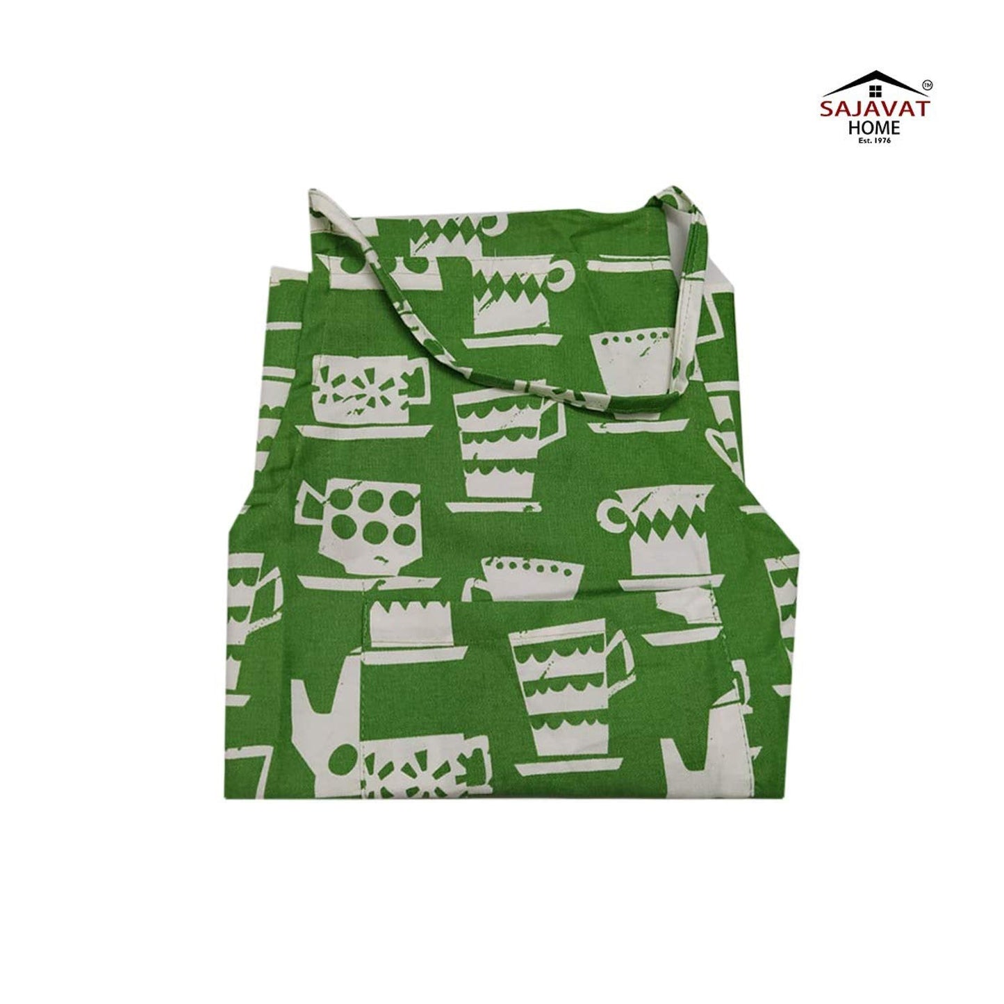 Pure Cotton Green Apron