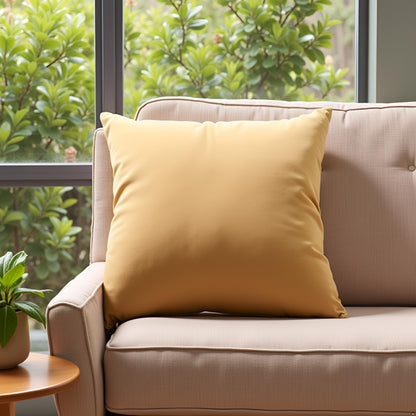 Light Orange Cushion Cover 18"x18"