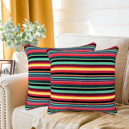Red Cushion Cover 18"x18" (Pack of 2)