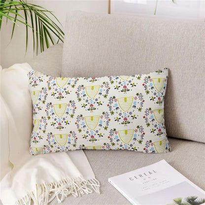 White & Black  Pillow Cover
