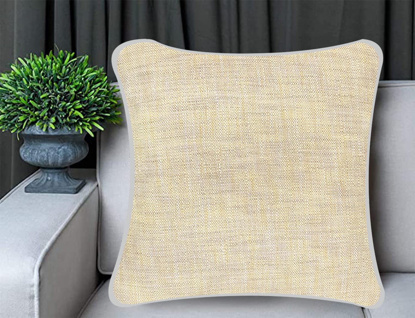 Corn Yellow Cushion Cover 22"x22"