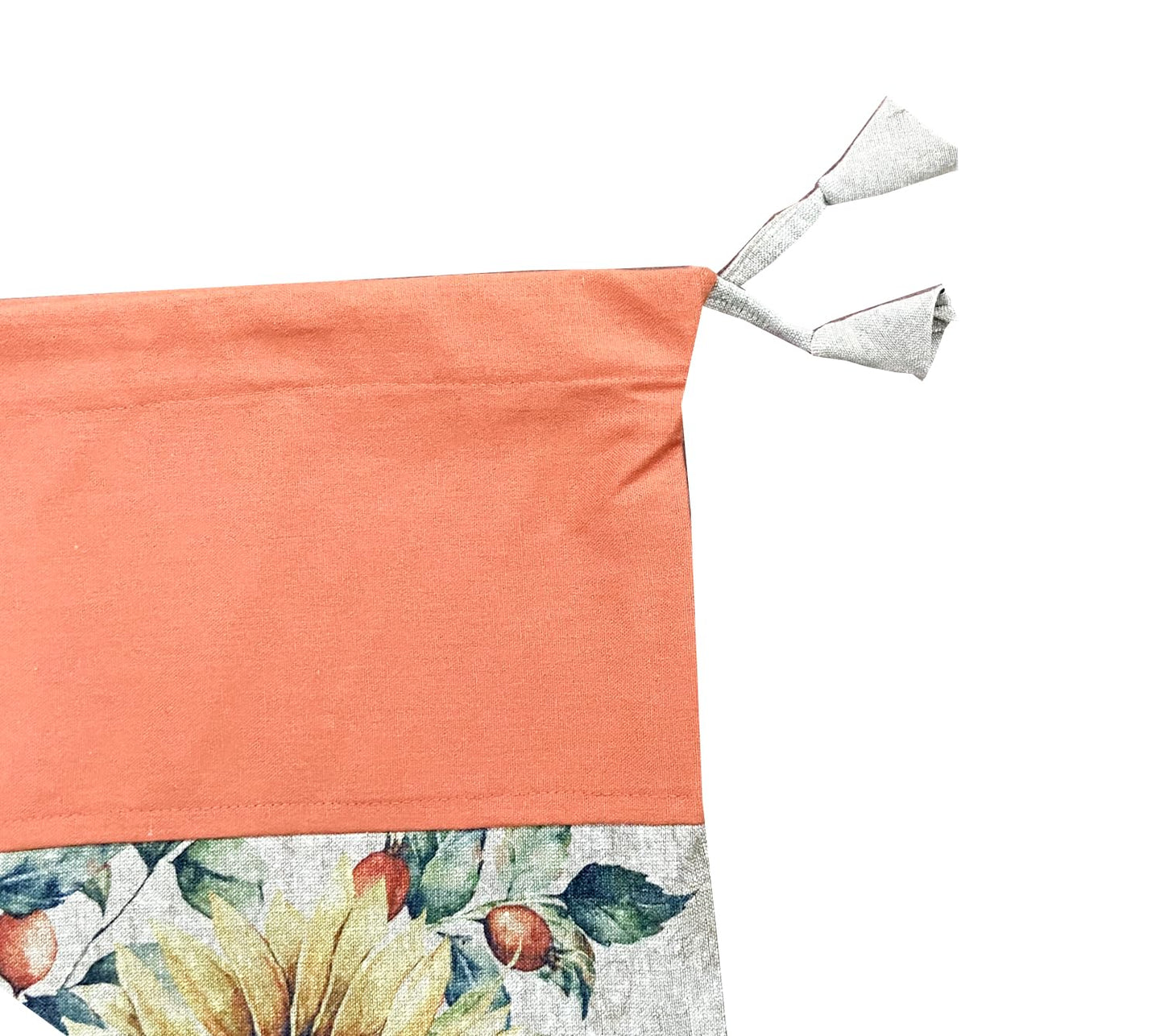 Orange Multi Cotton Bolster Cover
