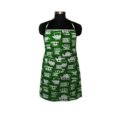 Pure Cotton Green Apron