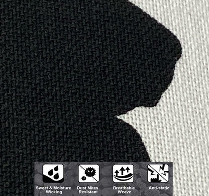 Printed White Cushion Cover 16"x16"