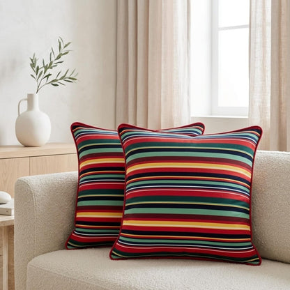 Ruby Red Cushion Cover Set of 2