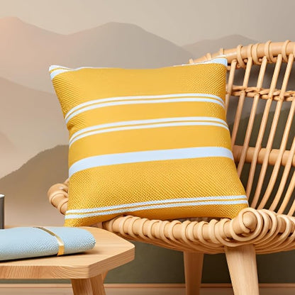 Yellow Cushion Cover 18"x18"